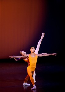 Sarah Lamb and Ryoichi Hirano in Kenneth MacMillan's Concerto. Photo: Johan Persson / ROH ©
