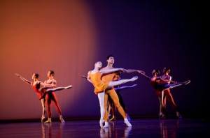 Sarah Lamb and Ryoichi Hirano in Kenneth MacMillan's Concerto. Photo: Johan Persson / ROH ©