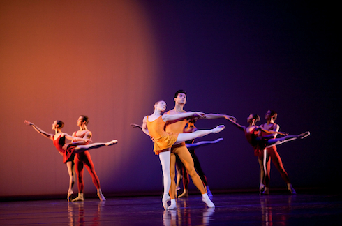 Sarah Lamb and Ryoichi Hirano in Kenneth MacMillan's Concerto. Photo: Johan Persson / ROH Â©