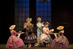 Jonathan Howells and Alastair Marriott as the Step Sisters in The Royal Ballet's production of Ashton's Cinderella. Photo: Bill Cooper / ROH ©