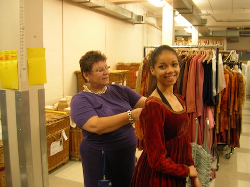 Céline Gittens being fitted - Rob Lindsay