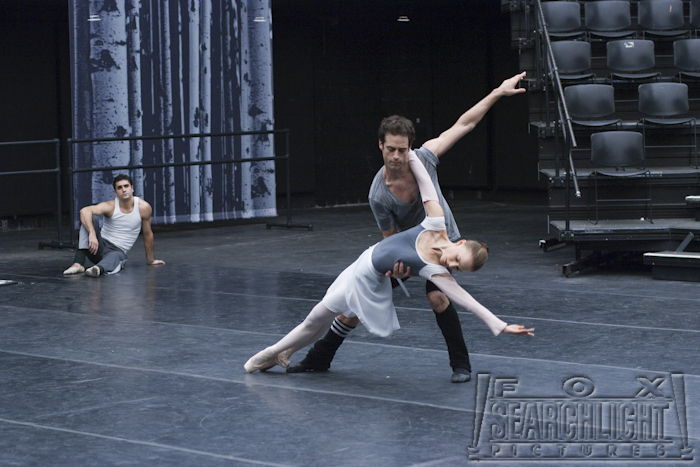 Natalie Portman and Benjamin Millepied in a scene from Black Swan.