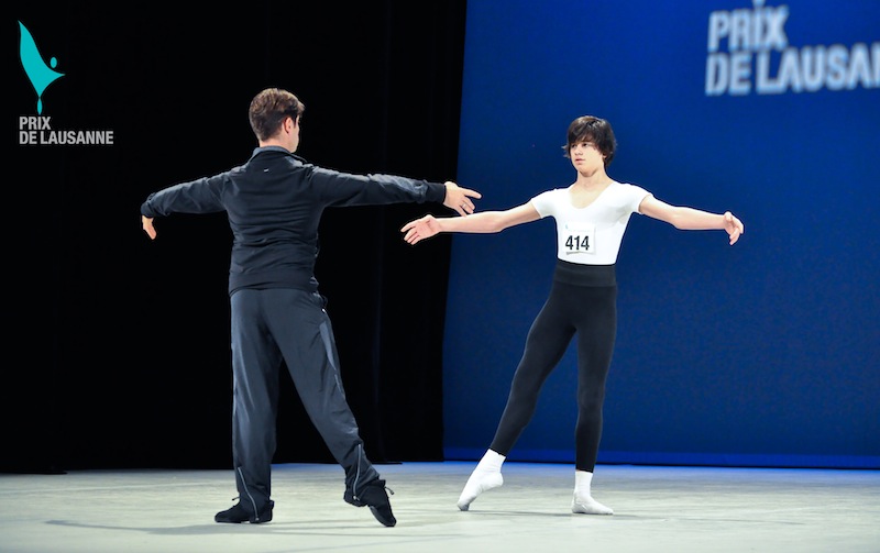 Patrick Armand coaching at the Prix de Lausanne