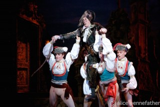 Artists of English National Ballet in CoppÃ©lia.
