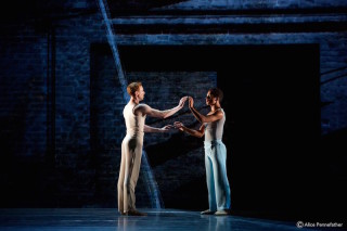 Marcelino SambÃ© and Edward Watson in Ceremony of Innocence