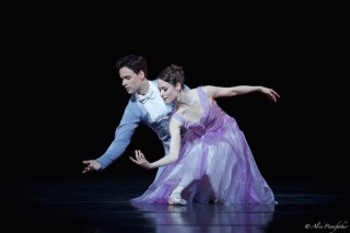 Emma Maguire and Alex Campbell in Robbins' In the Night.