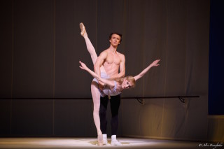 Vadim Muntagirov and Sarah Lamb in Robbins' Afternoon of a Faun