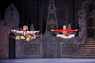 Alexander Campbell as the Nephew and James Hay in the Russian dance.