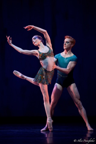 Sarah Lamb and Steven McRae in Wheeldon's Within The Golden Hour