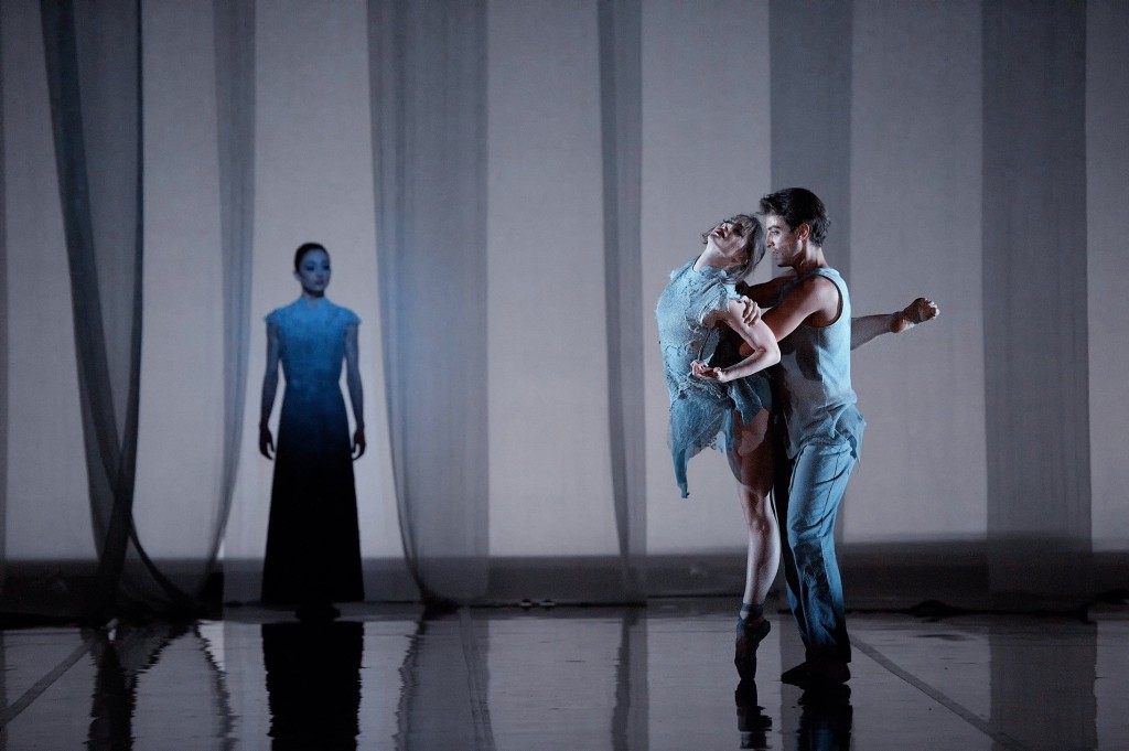 Madison Keesler, Laurretta Summerscales and Fernando Bufala in M-Dao