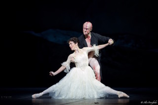 Steven McRae as the Creature and Laura Morera as Elizabeth