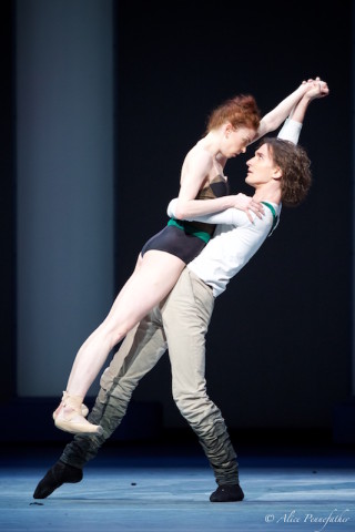 Ekaterina Krysanova as Katharina and Vladislav Lantratov as Petruchio.