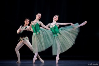 Anna Rose O'Sullivan, James Hay and Helen Crawford in Emeralds