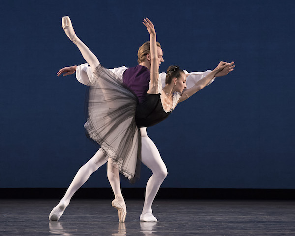 Christine Shevchenko and David Hallberg in Mozartiana