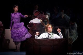 Akane Takada and James Hay in Alice's Adventures in Wonderland.