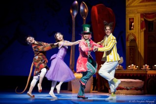 Akane Takada, Gemma Pitchley-Gale, Paul Kay and Kevin Emerton in Alice's Adventures in Wonderland