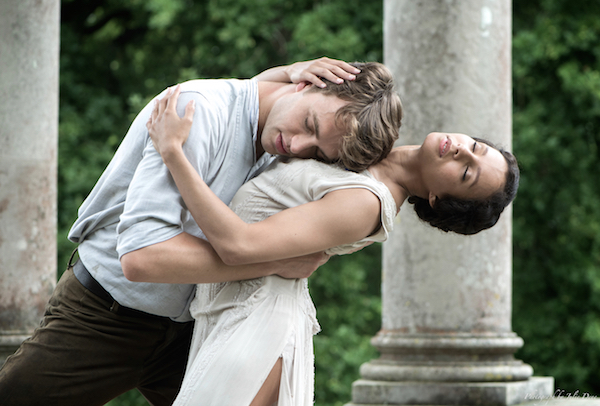 Francesca Hayward and Matthew Ball in The Sun is God
