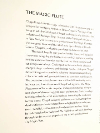 Chagall's costumes for ballet