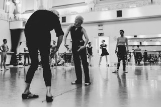 Diana White rehearses Jurgita Dronina and BegoÃ±a Cao.