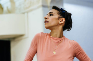BegoÃ±a Cao rehearses Robbins' The Cage.