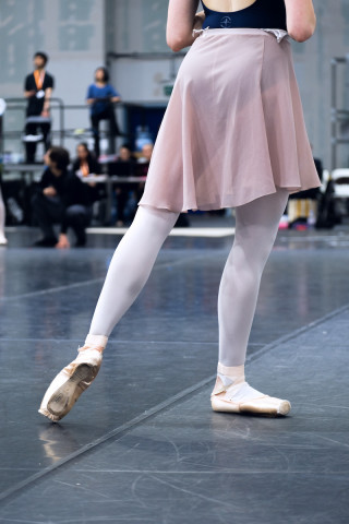 Artist of English National Ballet during rehearsals.