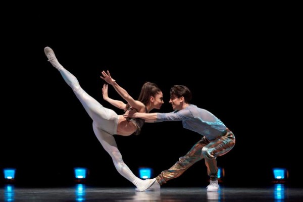 Dores Andre and Joseph Walsh in Justin Peck's Hurry Up, We're Dreaming.